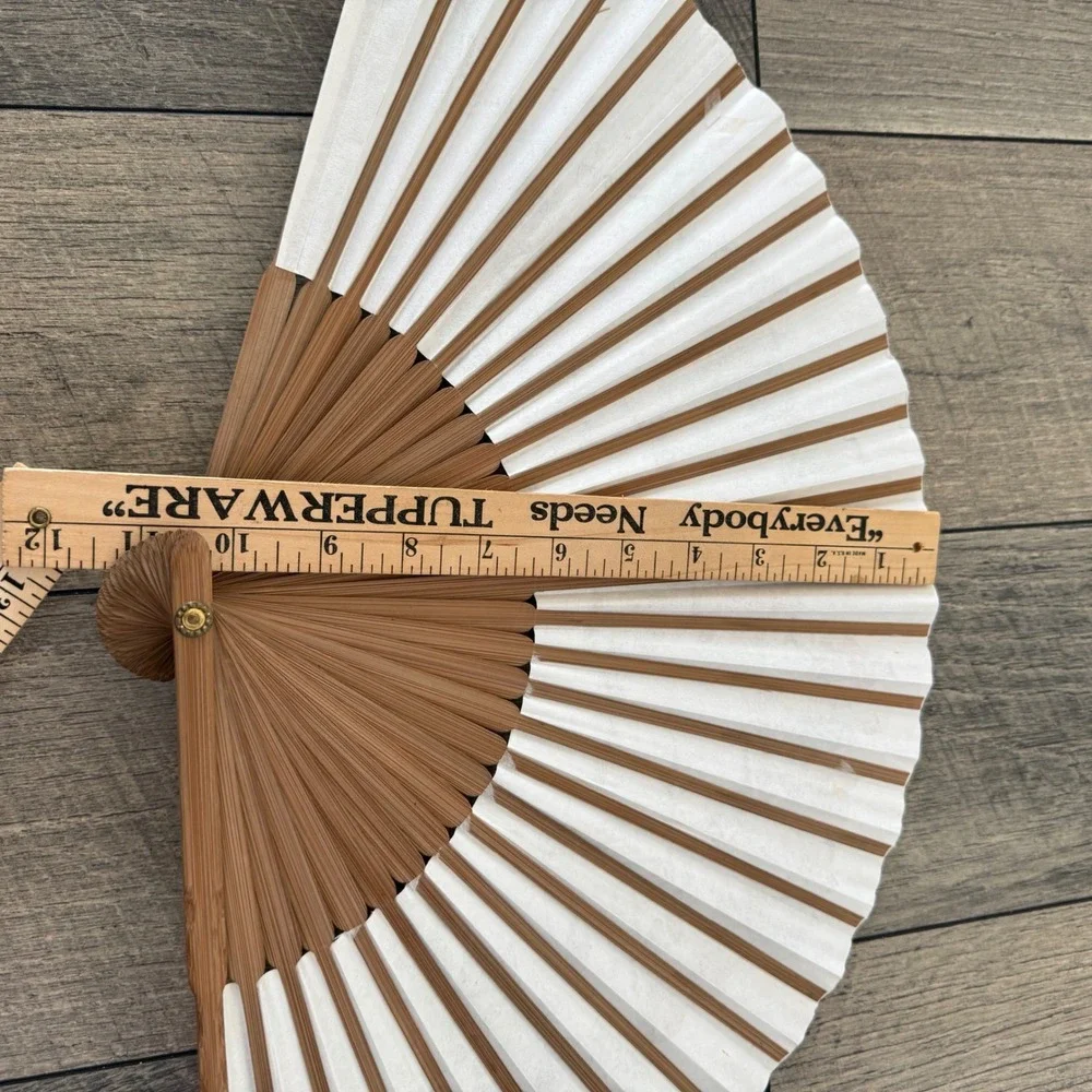 A Fan of Korea Ssireum Korean Wrestling Folding Fan Bamboo Paper Kim Hong-do Art